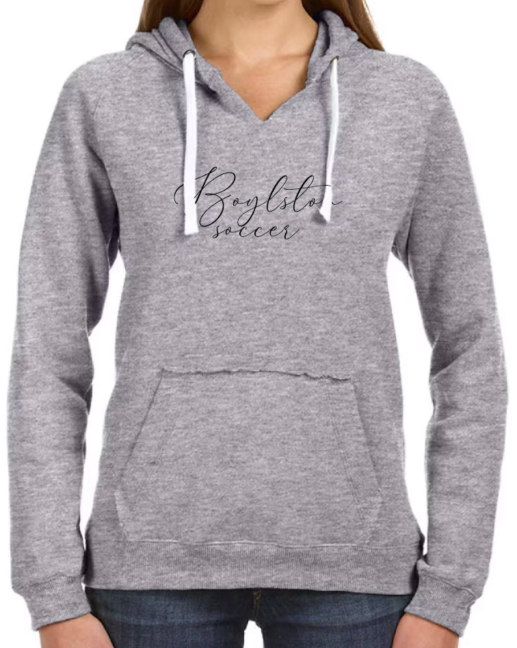 Ladies' Sydney Brushed V-Neck Hood