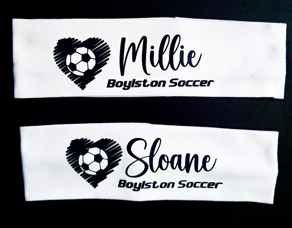 Custom Name Sports Head Bands