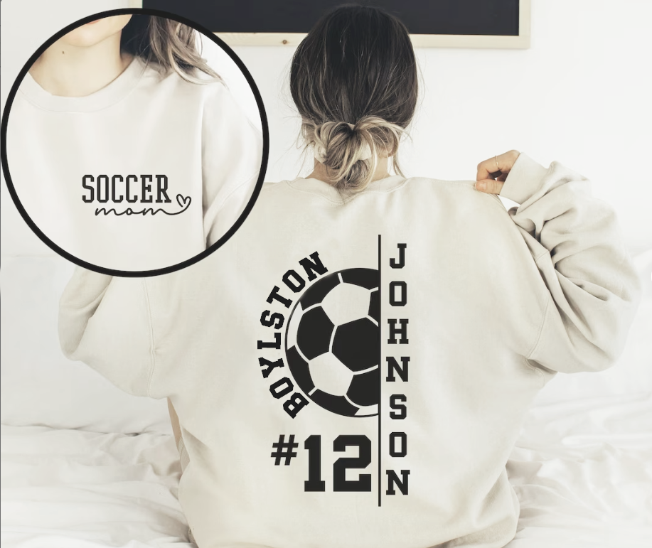 Custom Soccer Mom Sweatshirts