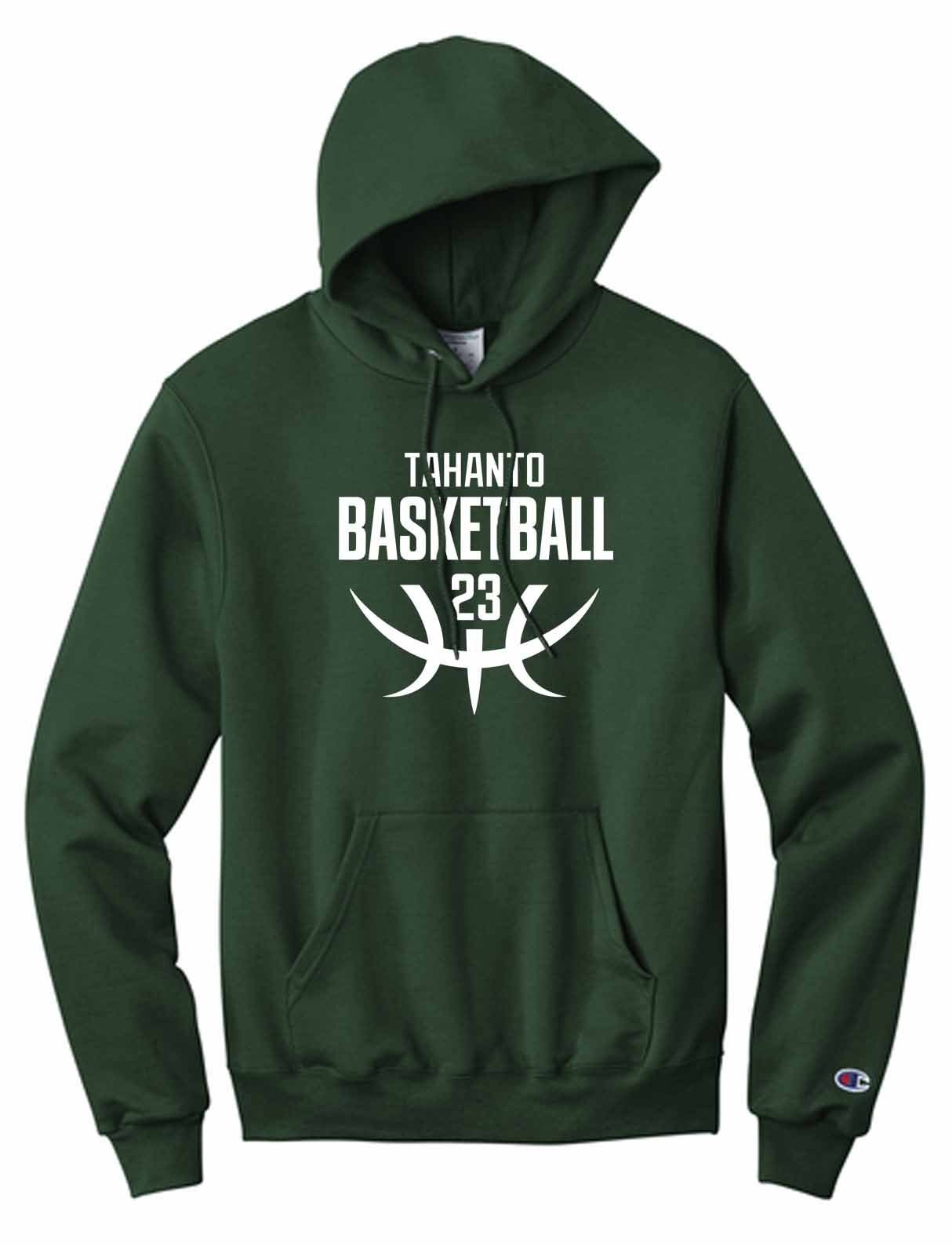 Green sweatshirt with player number