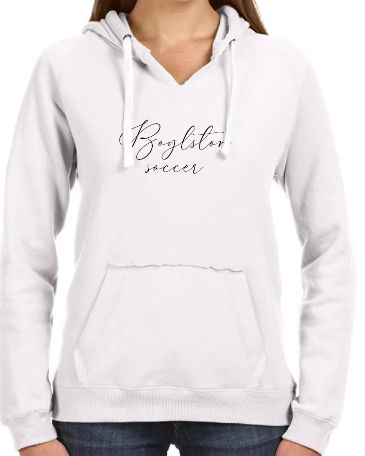 Ladies' Sydney Brushed V-Neck Hood